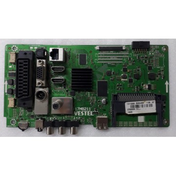 17MB211 , 10112986 , 23454458 , 27898668 , DIJ , 40'' MAIN BOARD , ANAKART , VESTEL REGAL 40R6020F , VES395UNDC-2D-N12